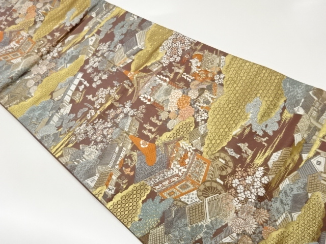 Japanese Kimono / Fukuro Obi Silk